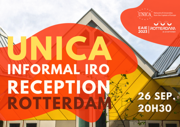 UNICA informal IRO Reception in Rotterdam | 26 September 2023